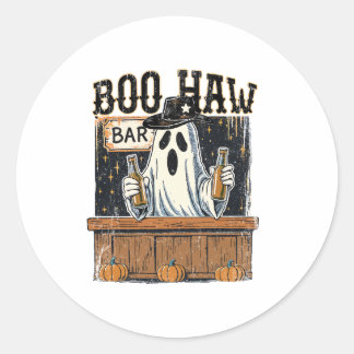 Adesivo Boo Haw Retro Western Halloween