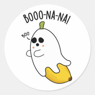 Adesivo Boo-nana Funny Ghost Banana Pun