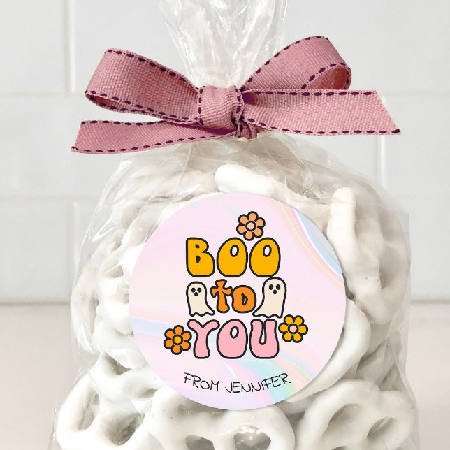 Adesivo Boo para você, bonitinho Halloween (Personalized Halloween Sticker)