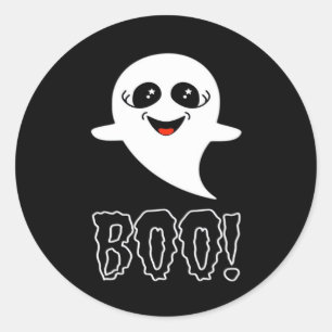 Adesivo Boo! Pequeno Halloween Por Lucas
