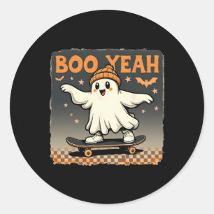 Adesivo Boo Sim Halloween Divertido Espiritual Fantasmagór