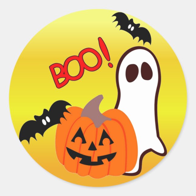 Adesivo Boo Sticker (Frente)