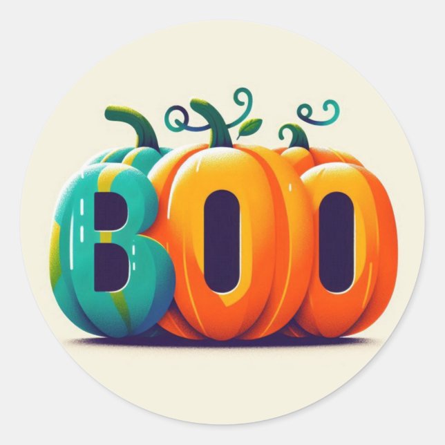 Adesivo Boo Stickers (Frente)