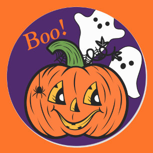 Adesivo Boo! Temos Você! Disse os Pequenos Fantasmas do H