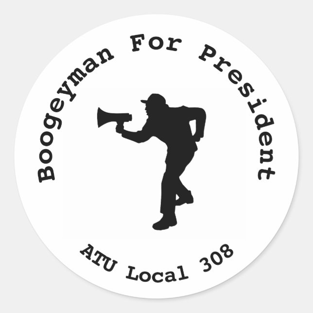 Adesivo Boogeyman Para Presidente Local 308 (Frente)