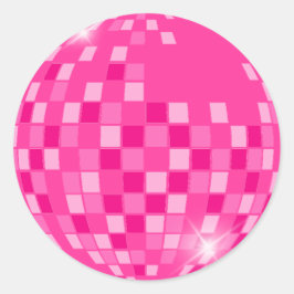Adesivo Boogie Disco Rosa Vibrante
