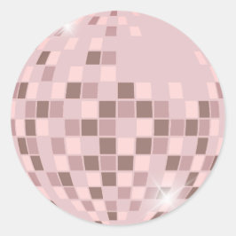 Adesivo Boogie Discoteca Cor-de-Rosa