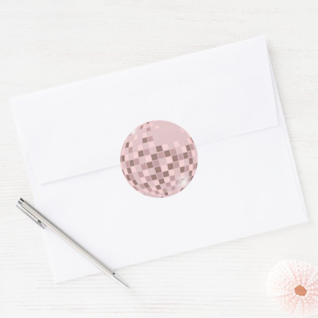 Adesivo Boogie Discoteca Cor-de-Rosa (Envelope)