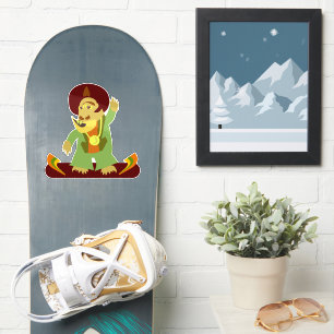 Adesivo Boogie Monster Cartoon Creatar Fora de Design