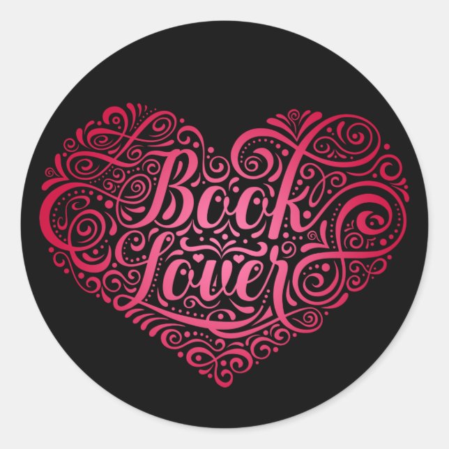 Adesivo Book Lover (Frente)