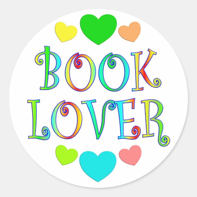 Adesivo Book Lover (Frente)