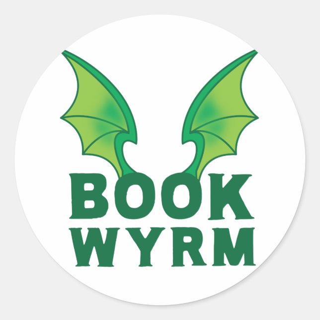 ADESIVO BOOK WYRM (Frente)