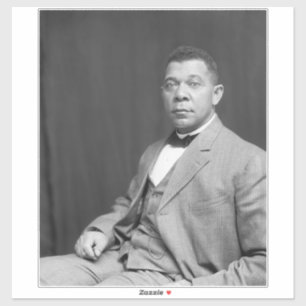 Adesivo Booker Taliaferro Washington: Educador Negro