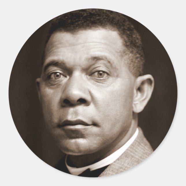 Adesivo Booker Washington: Educador Afro-Americano (Frente)
