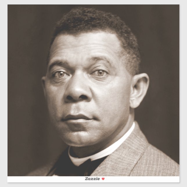 Adesivo Booker Washington: Educador Afro-Americano (Folha)