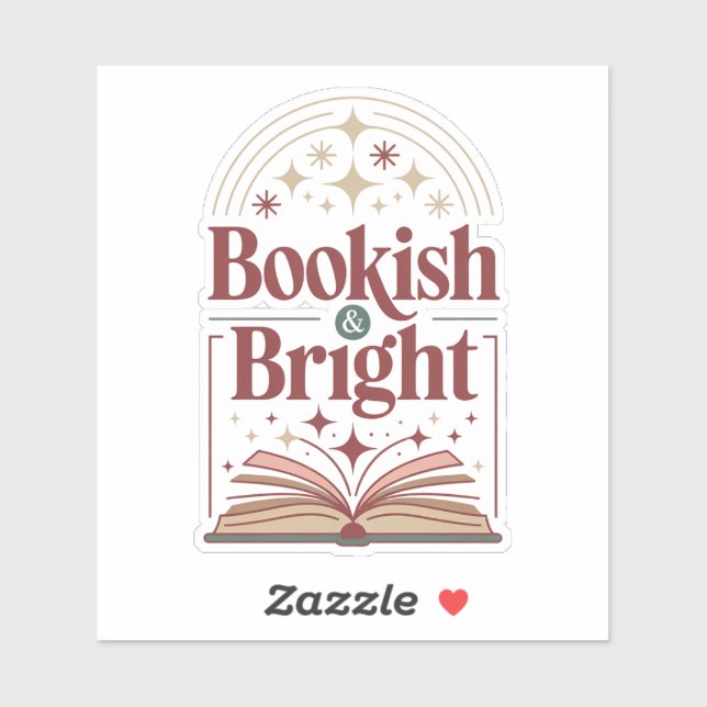Adesivo Bookish & Bright Holiday Reading (Folha)