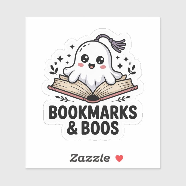 Adesivo Bookmarks e Boos (Folha)