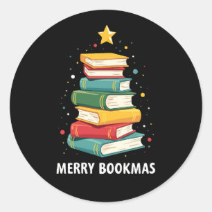 Adesivo Bookmas felizes - Pilha Festiva de Livros
