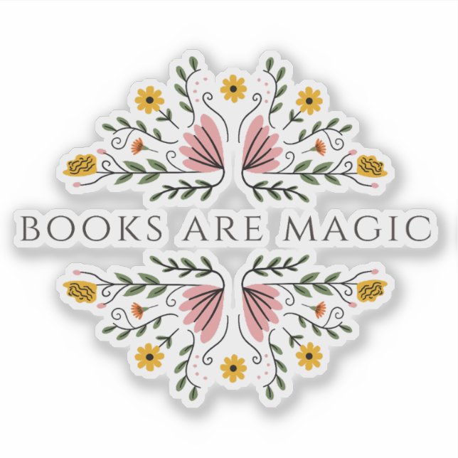 Adesivo Books are Magic Sticker (Frente)