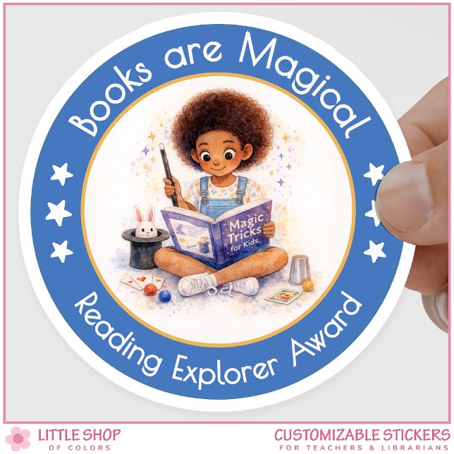 Adesivo Books are Magical Reading Explorer Award (Criador carregado)
