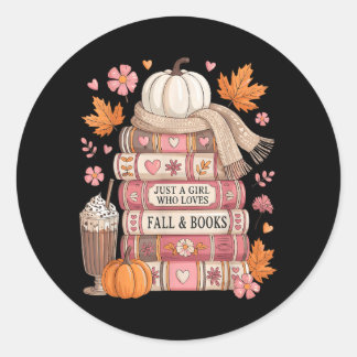 Adesivo Books Fall Yall Pumpkin Season Autumn Leaves