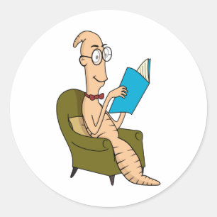 Adesivo Bookworm