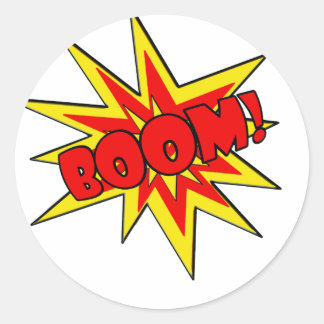 Adesivo Boom! Cartoon SFX