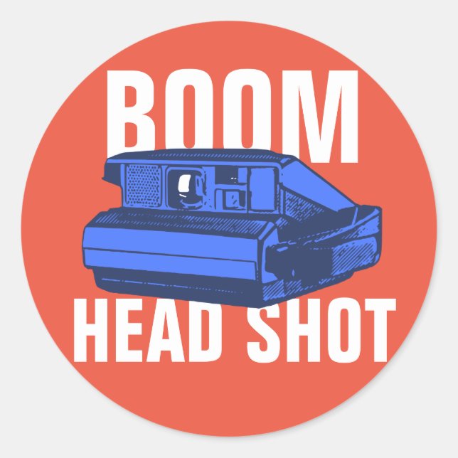 Adesivo Boom Head Shot (Frente)