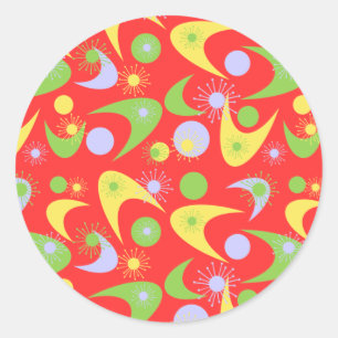Adesivo Boomerangs Retro