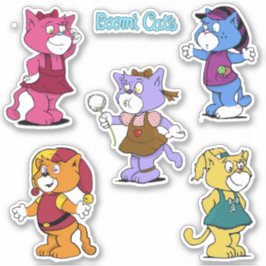 Adesivo Boomi Cats Stickers