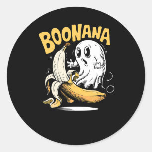 Adesivo Boonana Surpreende-me Boo Halloween Engraçado