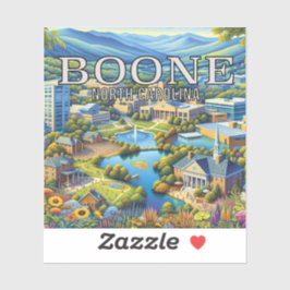 Adesivo Boone North Carolina 3 Inch Vinyl Sticker