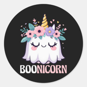 Adesivo Boonicorn Unicorn Ghost Halloween Men