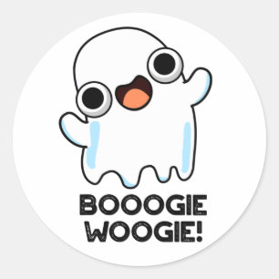 Adesivo Booogie Woogie Funny Music Ghost Pun