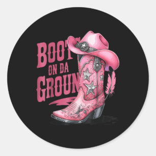 Adesivo Boot No Ground Dancing Western Cowgirl Counter
