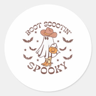 Adesivo Boot Scootin Spookey Queda Outono Alão de Ação de
