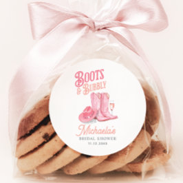 Adesivo Boots & Bubble Western Cowgirl Chá de panela rosa