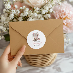 Adesivo Boots da vovó floril rosa e Chá da Baía Verde