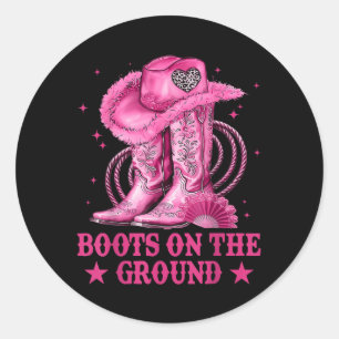 Adesivo Boots On Ground Boot Cowboy Western Cowgirl Me