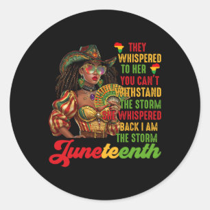 Adesivo Boots On The Ground Black Power Cowgirl Juneteten