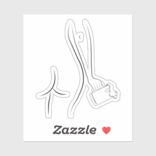 Adesivo Booty e cerveja às 22h