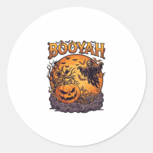Adesivo Booyah Halloween Abóbora Ceifador Laranja Lua_1