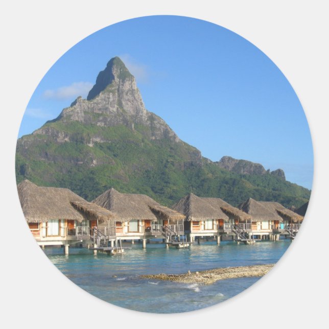 Adesivo Bora Bora Huts (Frente)