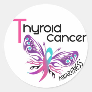 Adesivo BORBOLETA 3,1 do cancer de tiróide
