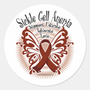 Adesivo Borboleta 3 da anemia da célula falciforme