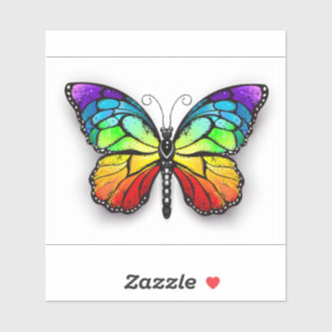 Adesivo Borboleta-arco-íris Monarca