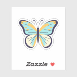 Adesivo Borboleta Azul bonito