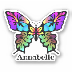Adesivo Borboleta Belíssima Multicolor