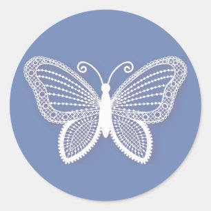 Adesivo Borboleta Centáurea Azul Casamento Borboletas