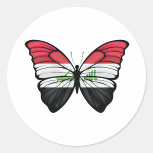 Adesivo Borboleta das Hipolimnas do Iraque